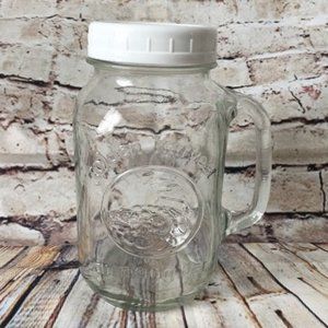 Anchor Hocking Golden Harvest Jar w/Lid